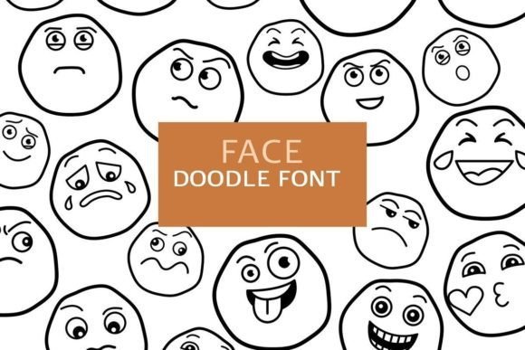 Face Doodle Font - Featured Image