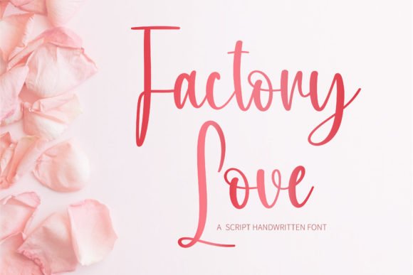 Factory Love Font - Featured Image
