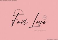 Fair Love Font - Featured Image
