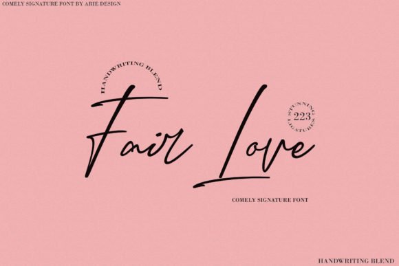 Fair Love Font - Featured Image