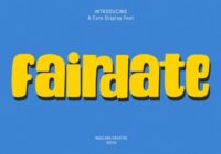 Fairdate Font - Featured Image