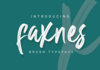 Faknes Font - Featured Image