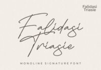 Falidasi Triasie Font - Featured Image