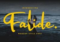 Falide Font - Featured Image
