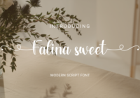 Falina Sweet Font - Featured Image