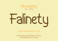 Falinety Font - Featured Image