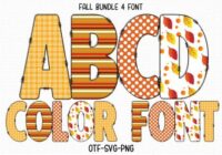Fall Alphabet Font - Featured Image
