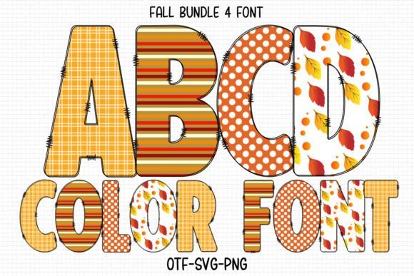 Fall Alphabet Font - Featured Image