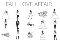 Fall Love Affair Dingbats Font - Featured Image