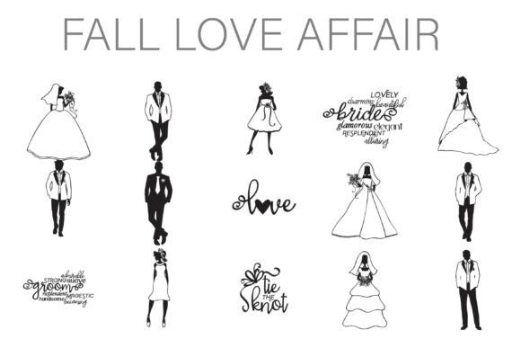 Fall Love Affair Dingbats Font - Featured Image