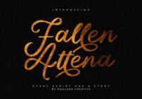 Fallen Attena Font - Featured Image