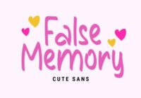 False Memory Font - Featured Image