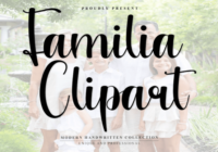Familia Clipart Font - Featured Image