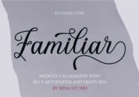Familiar Font - Featured Image