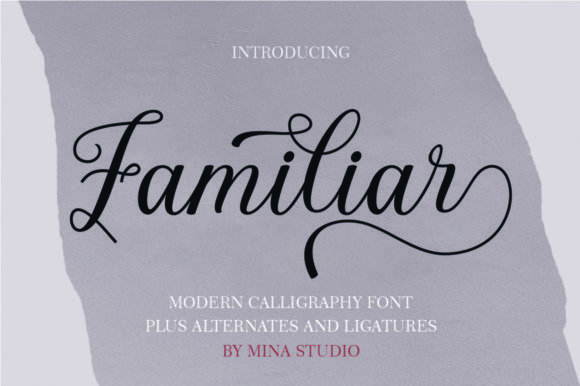 Familiar Font - Featured Image