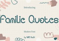 Familie Quotes Font - Featured Image