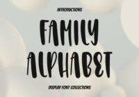 Family Alphabet Font - Featured Image