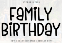 Family Birthday Font - Featured Image