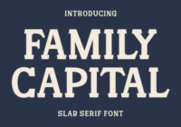 Family Capital Font - Featured Image