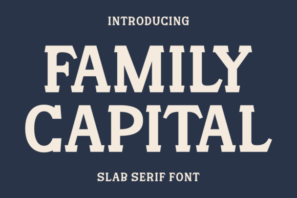 Family Capital Font - Featured Image