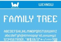 Family Tree Font - Featured Image