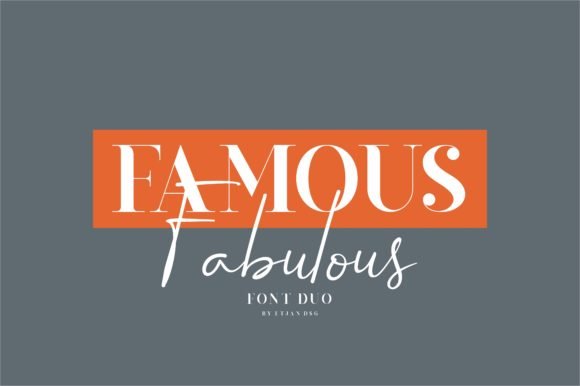Famous Fabulous Font - Featured Image