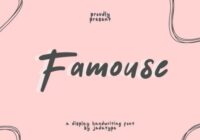 Famouse Font - Featured Image