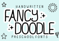 Fancy Doodle Font - Featured Image