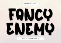 Fancy Enemy Font - Featured Image