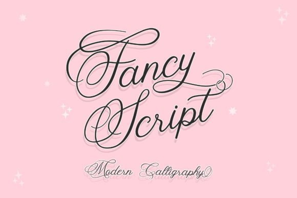 Fancy Script Font - Featured Image