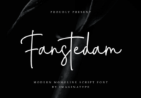 Fanstedam Font - Featured Image