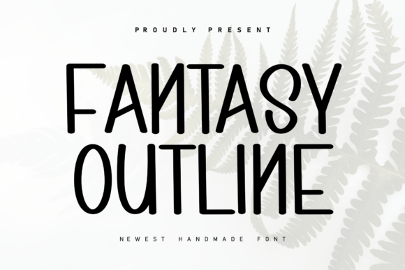 Fantasy Outline Font - Featured Image