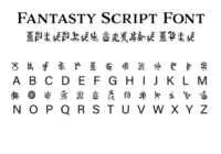 Fantasy Script 11 Font - Featured Image