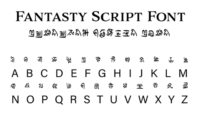 Fantasy Script 8 Font - Featured Image