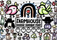 Farmhouse Doodle Font - Featured Image