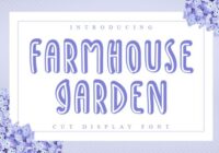 Farmhouse Garden Font - Featured Image