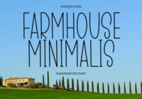 Farmhouse Minimalis Font - Featured Image