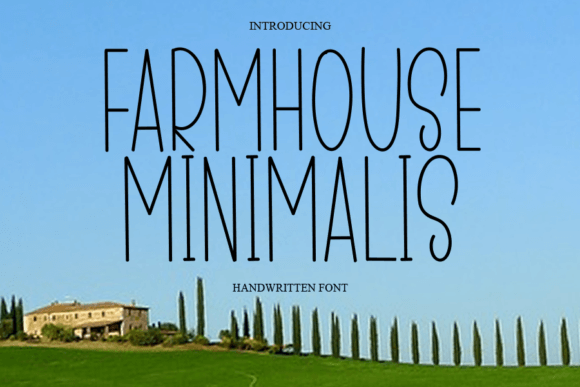 Farmhouse Minimalis Font - Featured Image