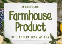 Farmhouse Product Font - Featured Image