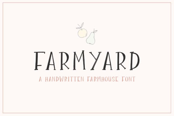 Farmyard Font - Featured Image