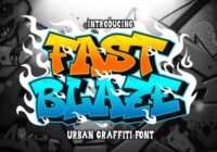 Fast Blaze Font - Featured Image