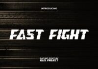 Fast Fight Font - Featured Image