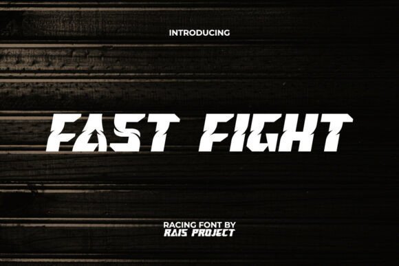 Fast Fight Font - Featured Image