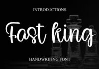 Fast King Font - Featured Image