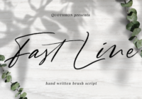 Fast Line Font - Featured Image
