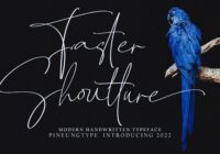 Faster Shoutture Font - Featured Image