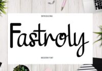 Fastroly Font - Featured Image