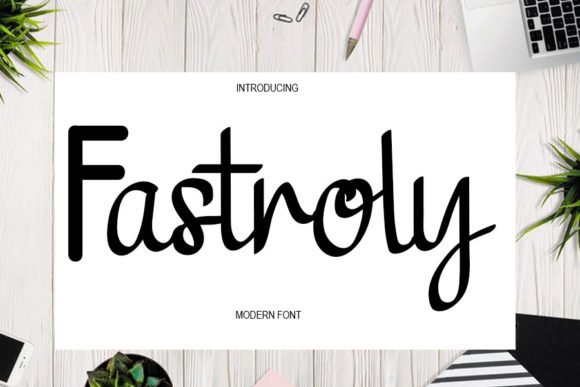 Fastroly Font - Featured Image