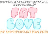 Fat Love Font - Featured Image