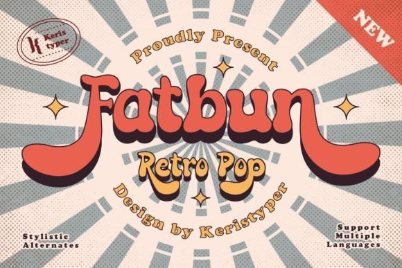 Fatbun Font - Featured Image